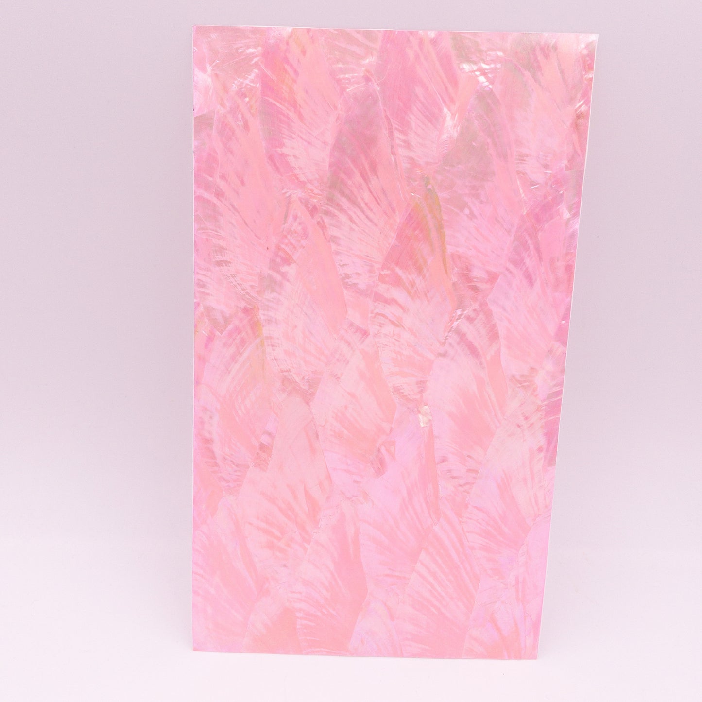 Pink Abalone Adhesive Veneer Sheet (Mother of Pearl Shell) 9.5 x 5.5 inches -A44