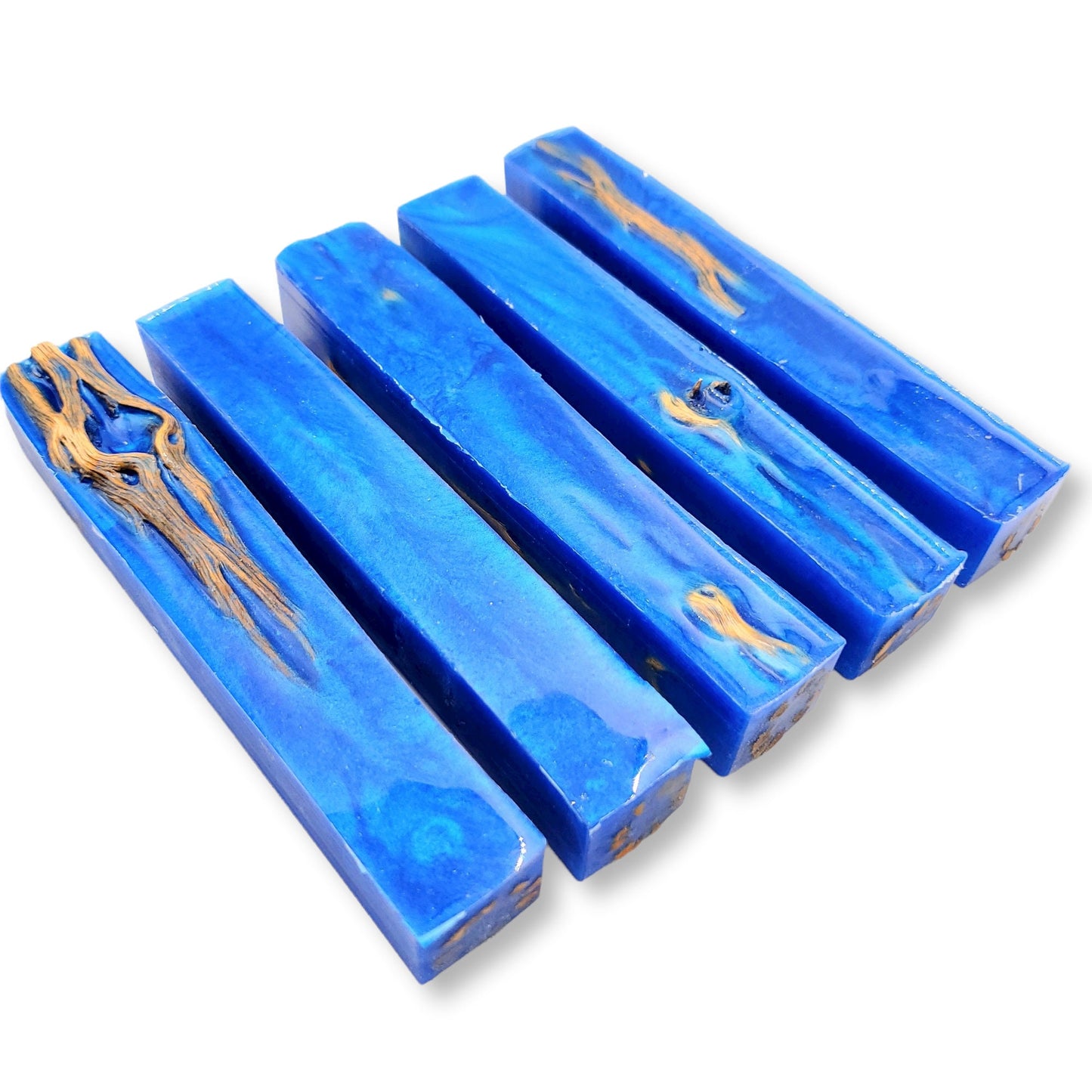 Blue Cholla Cactus Pen Blanks 7/8" x 5-1/4"