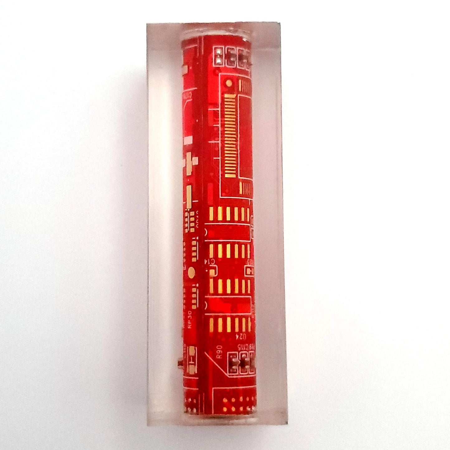 Red Circuit Board Sierra Pen Blanks 27/64"