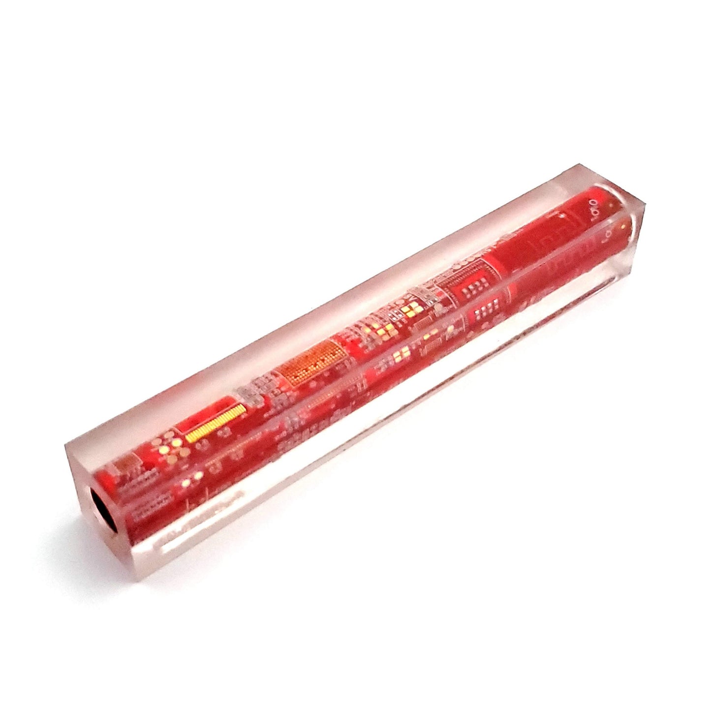 Red Circuit Board Pen Blanks Choose Size