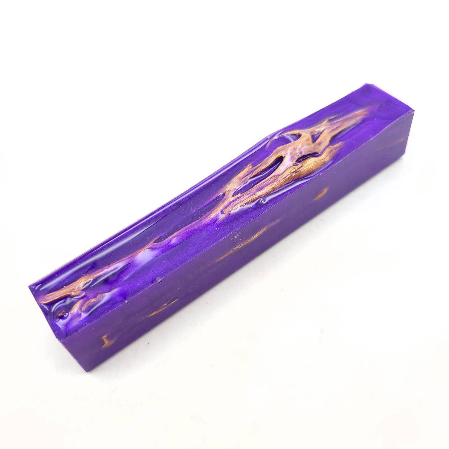 Rainbow Violet Cholla Cactus Pen Blanks 7/8" x 5-1/4"