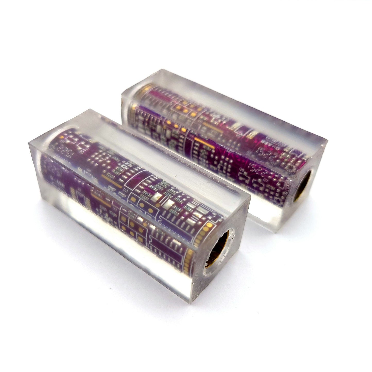 Purple Circuit Board Cigar Pen Blanks 10mm -CB-10C-PUR