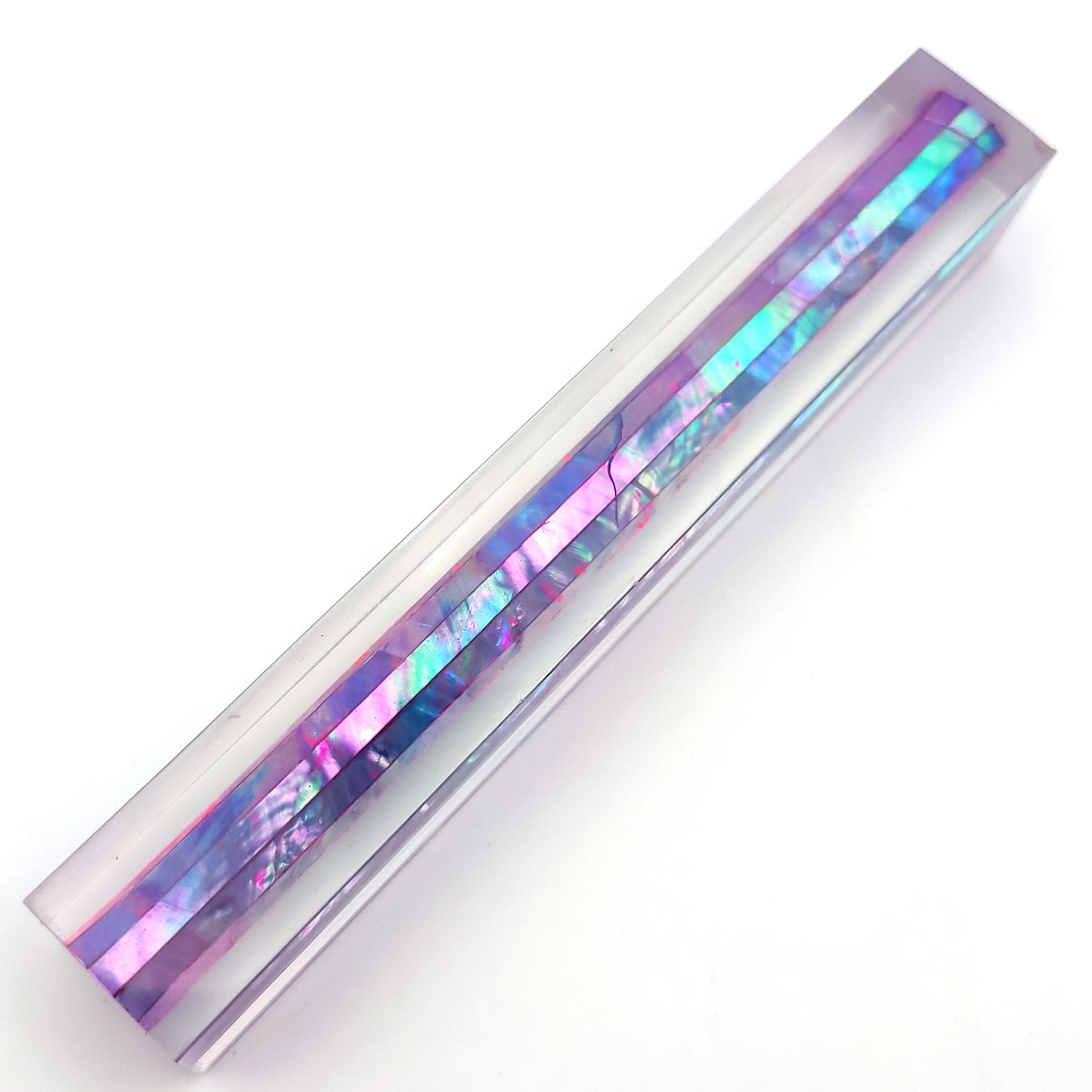 Purple Abalone Shell Pen Blanks - Choose Size