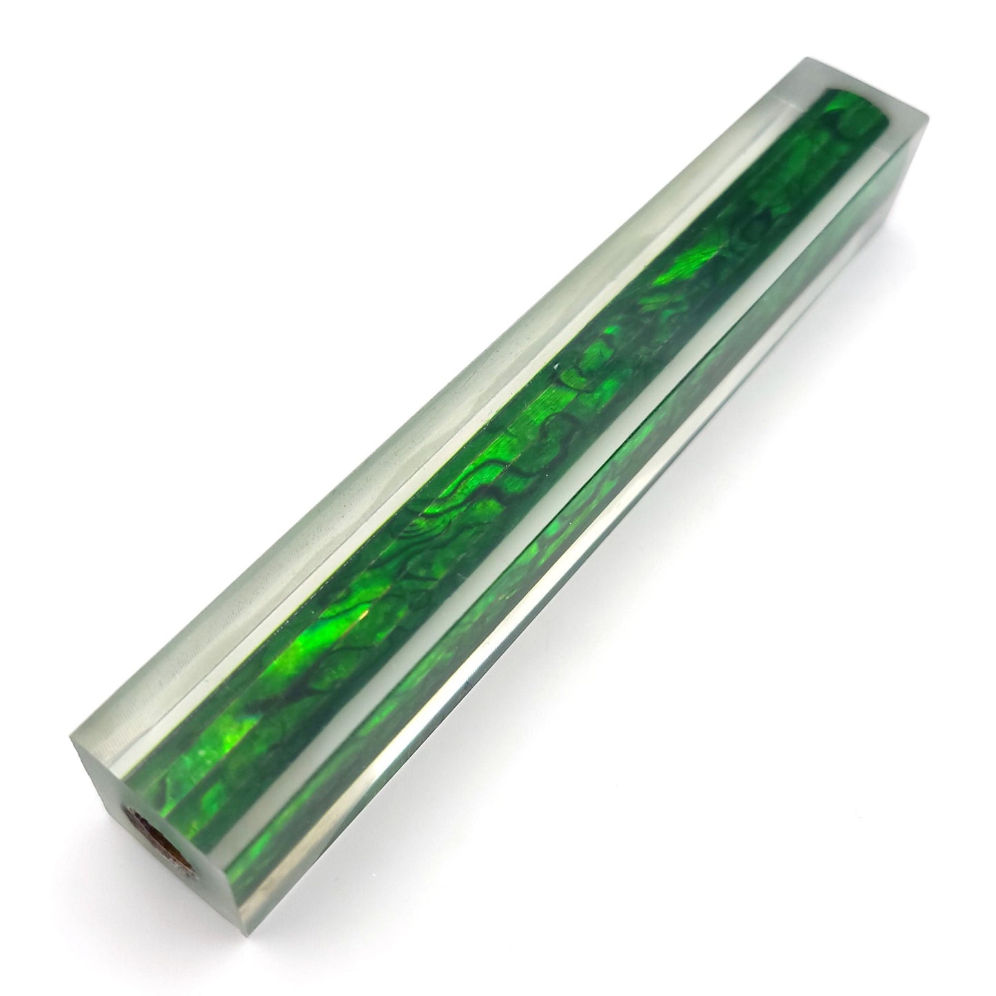 Green New Zealand Abalone Shell Pen Blanks - Choose Size