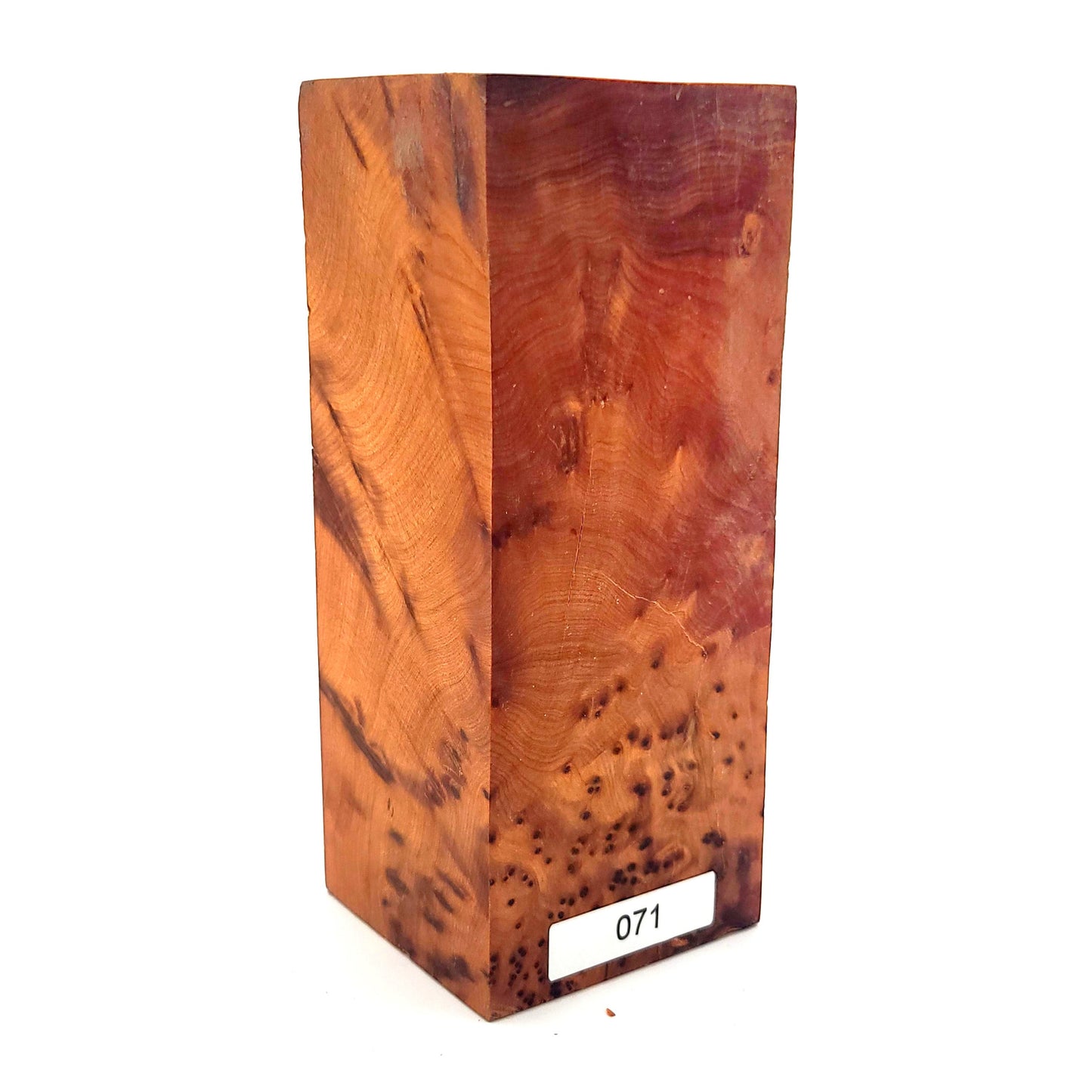 Large Blocks of Moroccan Thuya Burl 2-7/8" x 2-7/8" x 7" for Knife Scales, Pen Blanks, Woodworking, and Turning